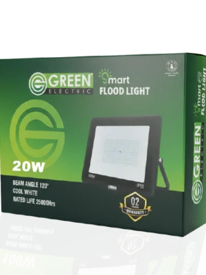 Green Electric Smart Flood Light - 20W