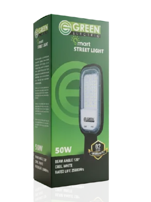 Green Electric Smart Street Light - Cool White